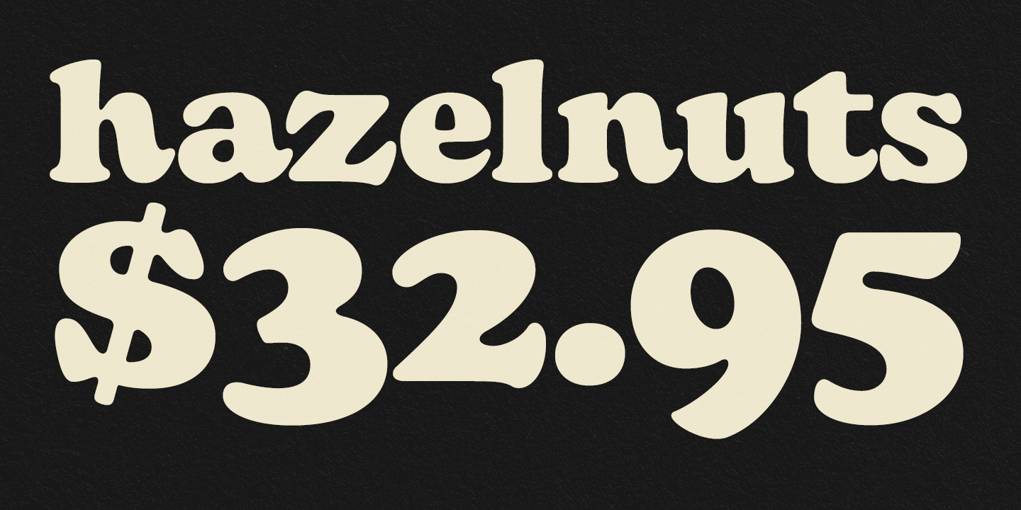 Barnes Black Font Poster #1