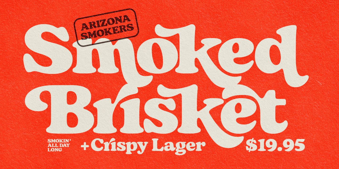 Barnes Black Font Poster #1