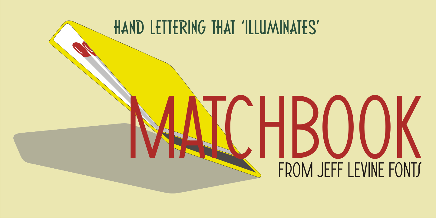 Matchbook Font Poster #1