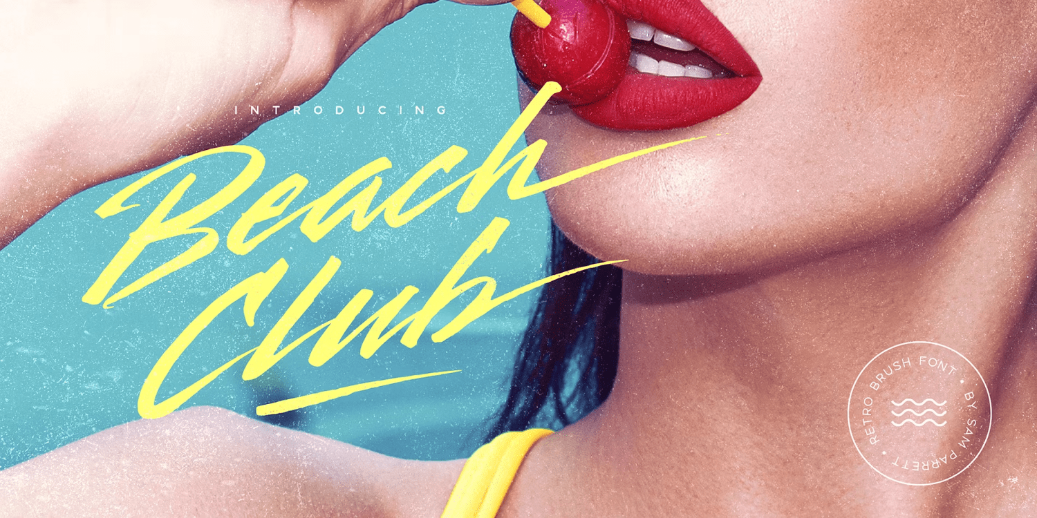 Beach Club Poster