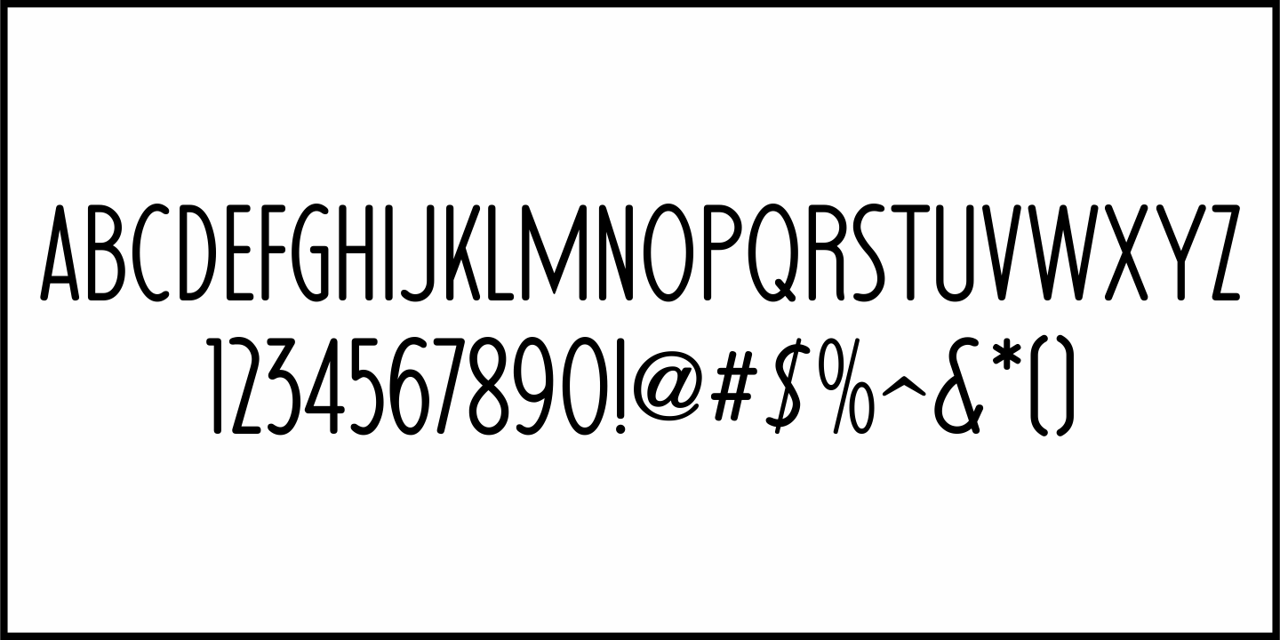 Penlettered Note Font Poster #1