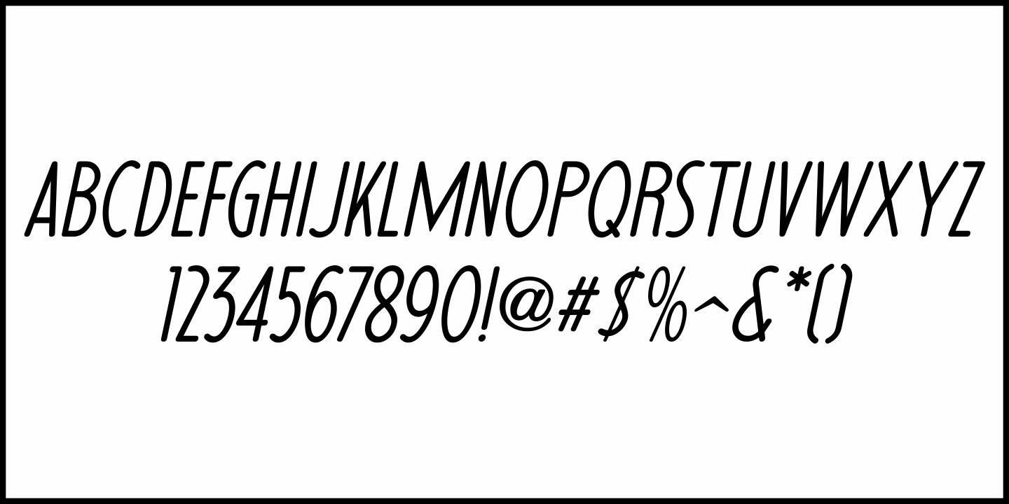 Penlettered Note Font Poster #1