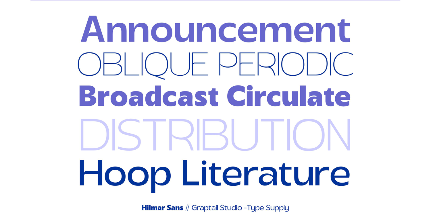 Hilmar Sans Font Poster #1