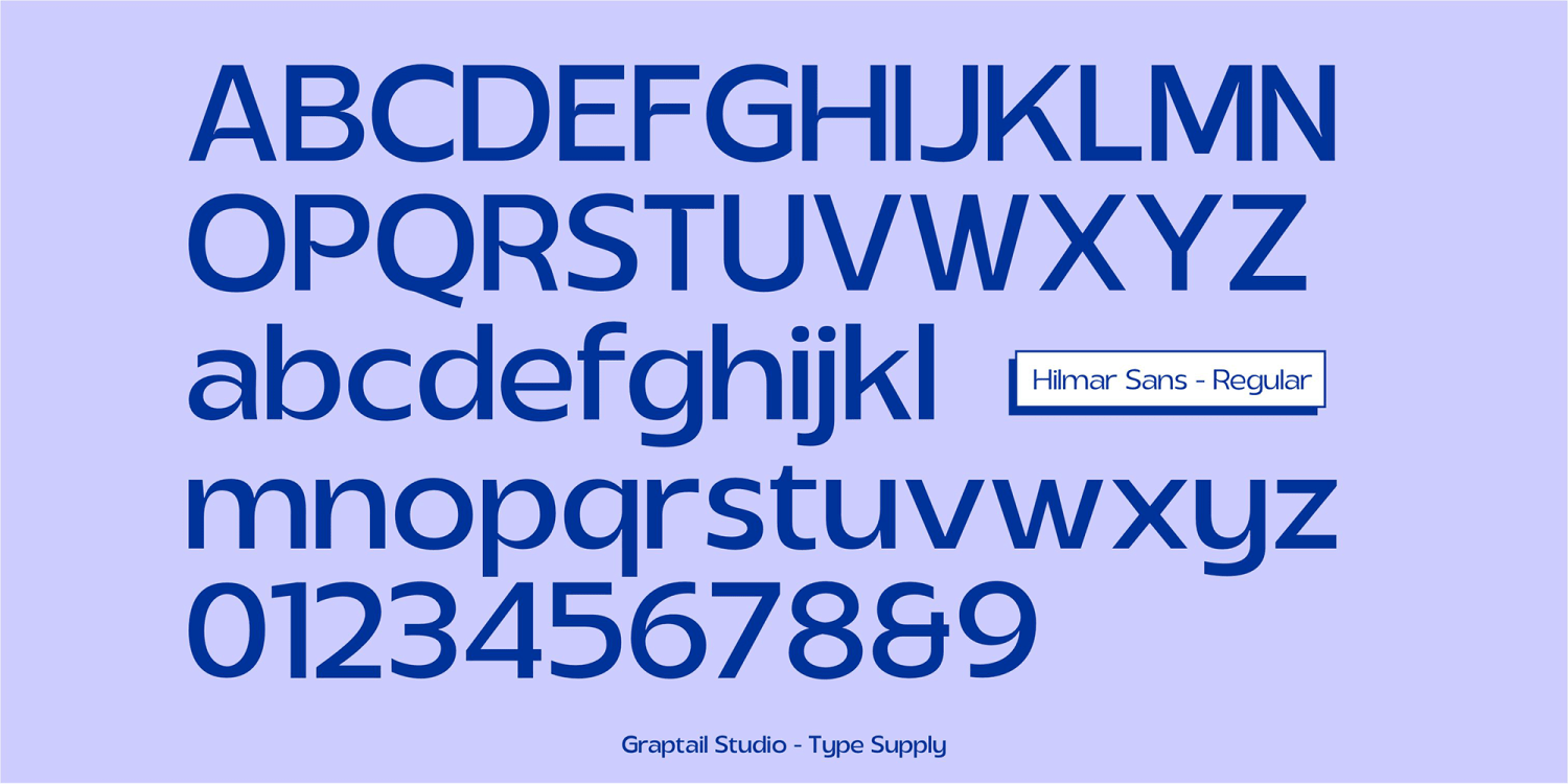 Hilmar Sans Font Poster #1