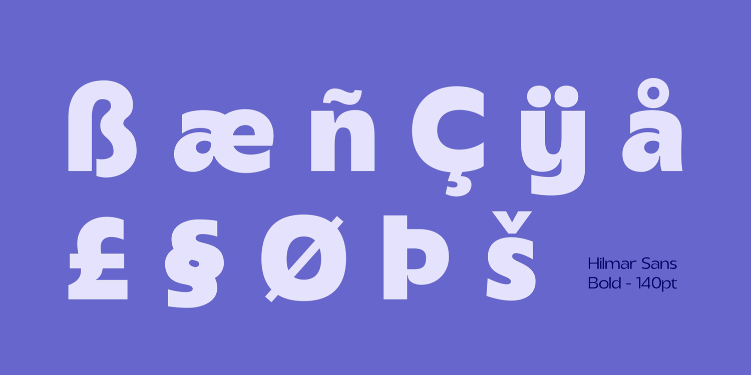 Hilmar Sans Font Poster #1
