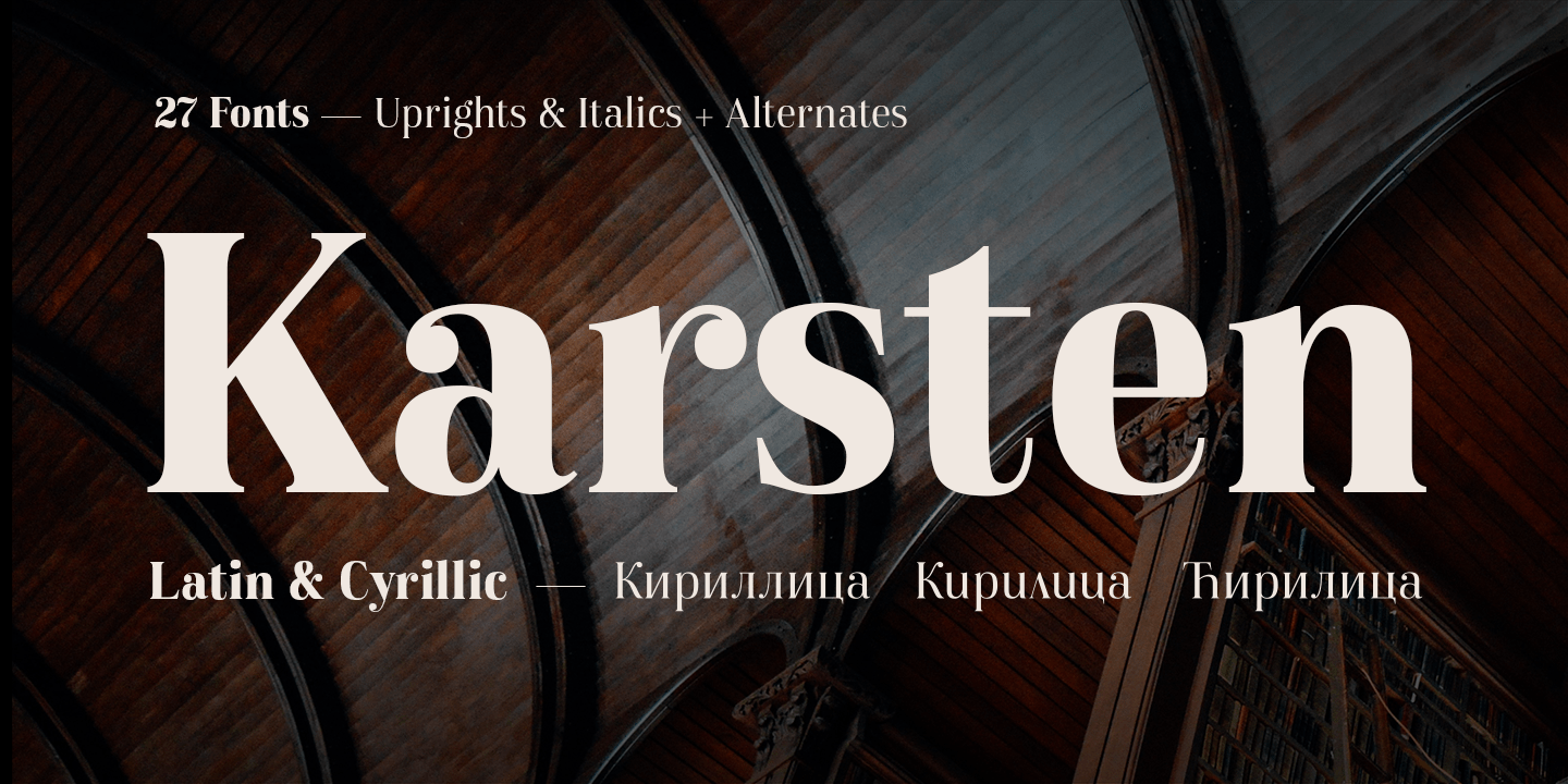 Karsten Font Family