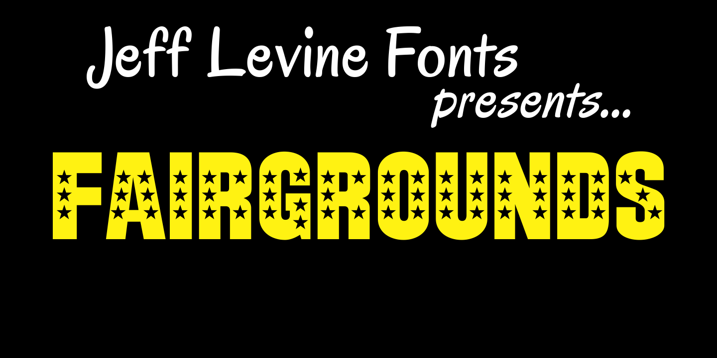 Fairgrounds Font Poster #1