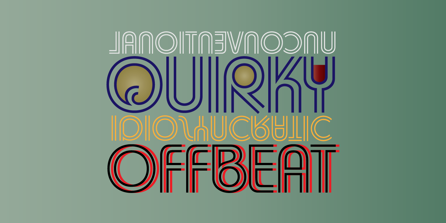 Churchward Design NoEnd Font Poster #1