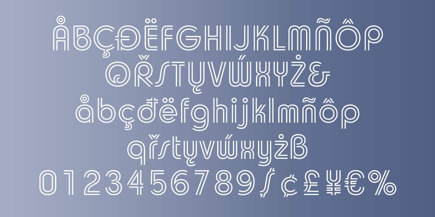 Churchward Design NoEnd Font Poster #1