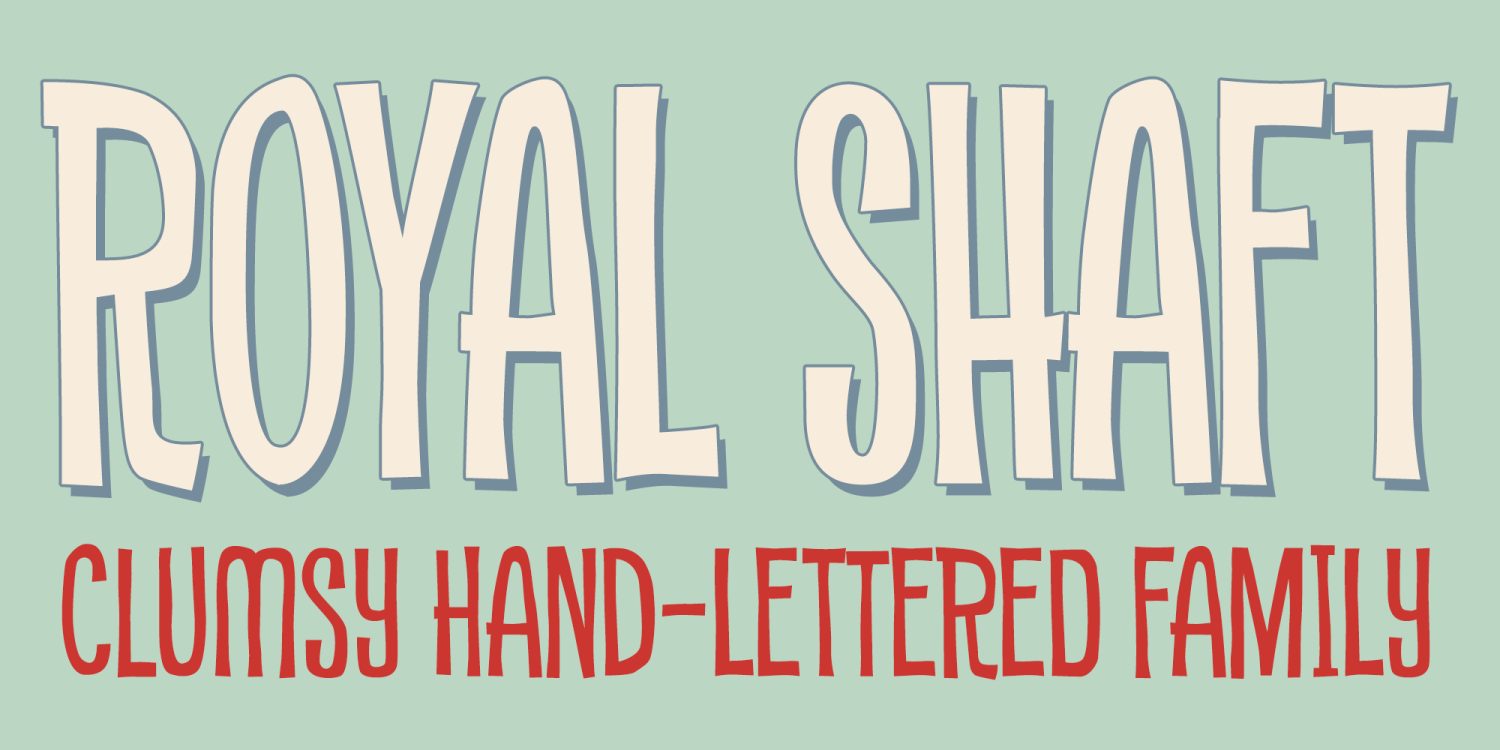 Royal Shaft Font Poster #1