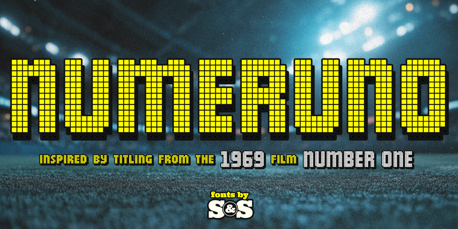 Numeruno Font Poster #1