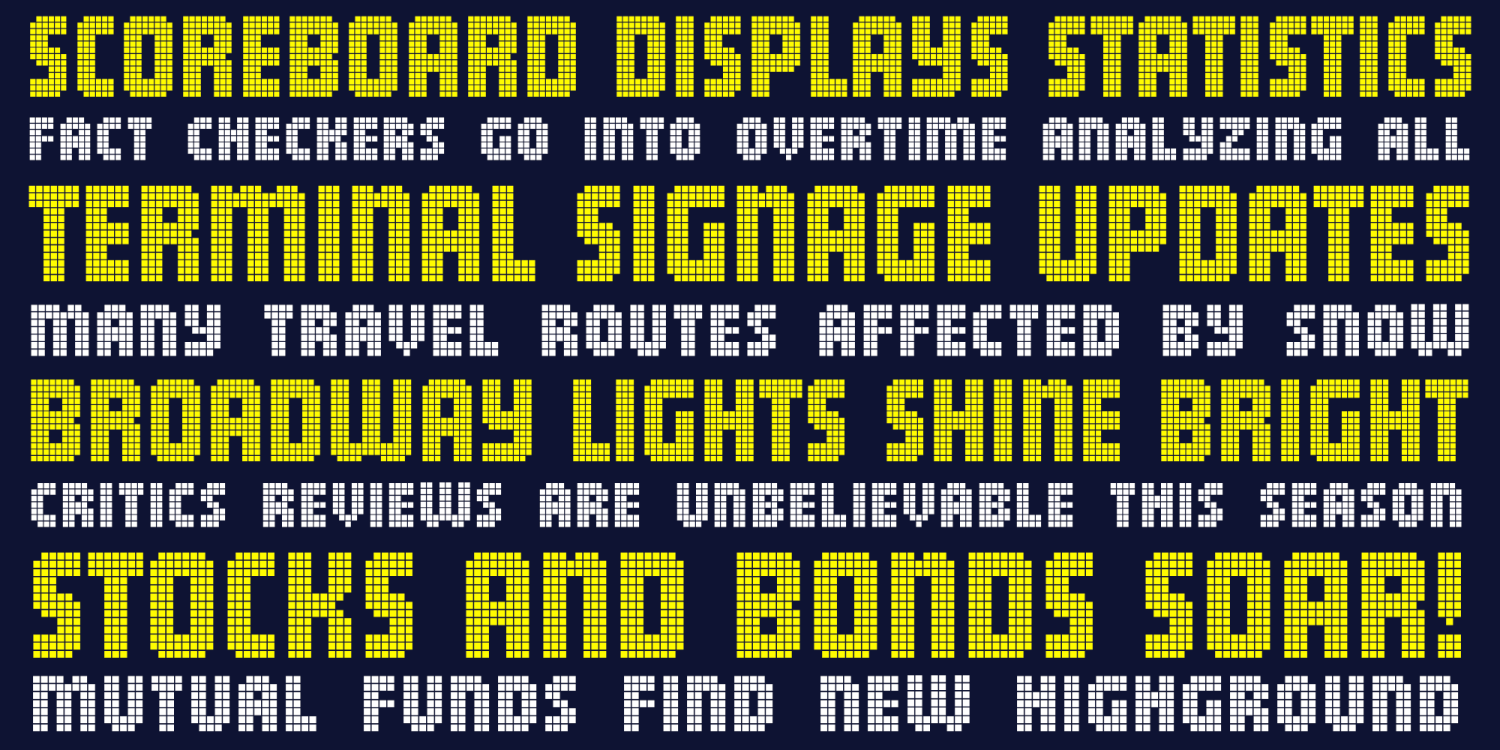Numeruno Font Poster #1