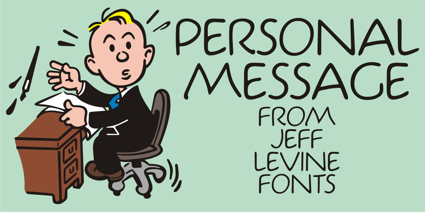 Personal Message Font Family