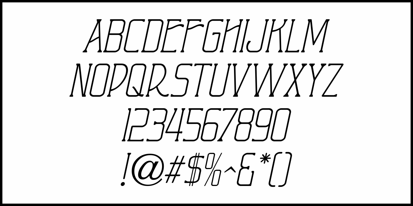 Nouveau Meadow Font Poster #1