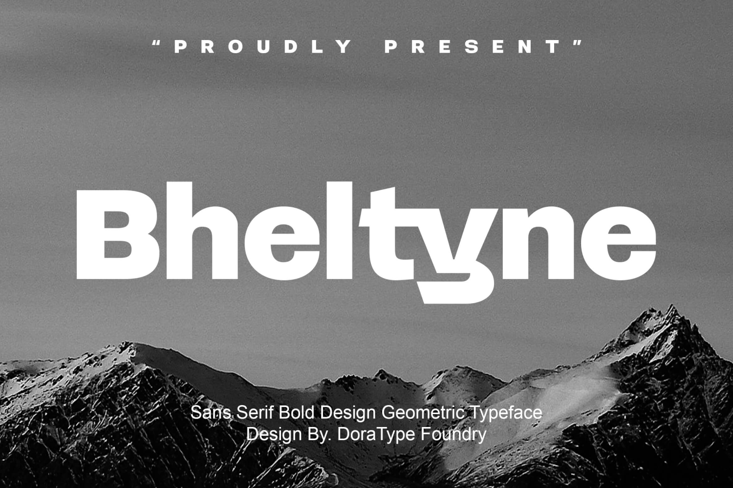 Bheltyne Font Poster #1