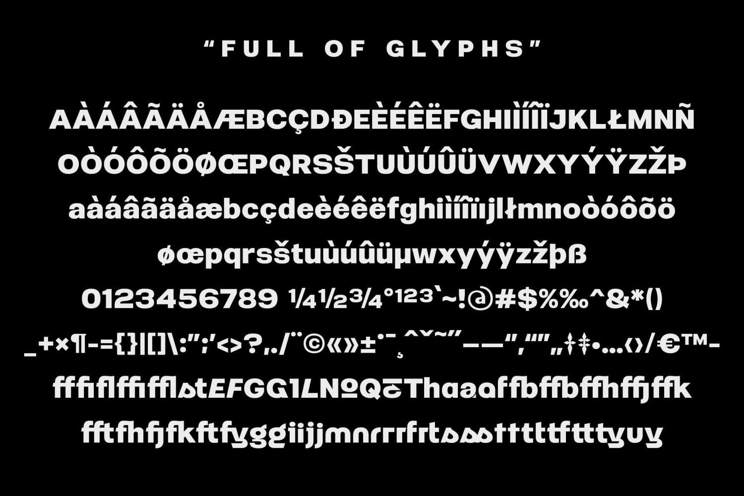 Bheltyne Font Poster #1