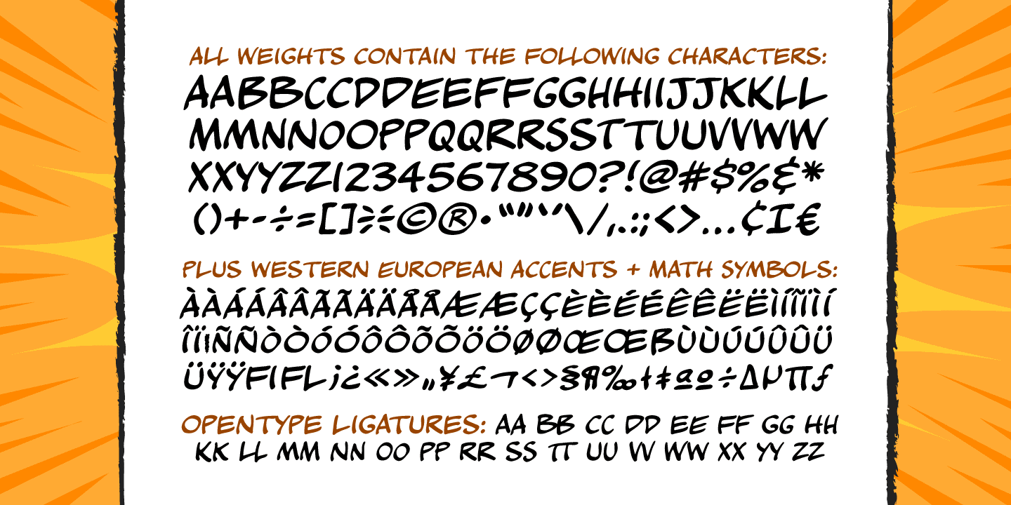 Kickback Font Poster #1