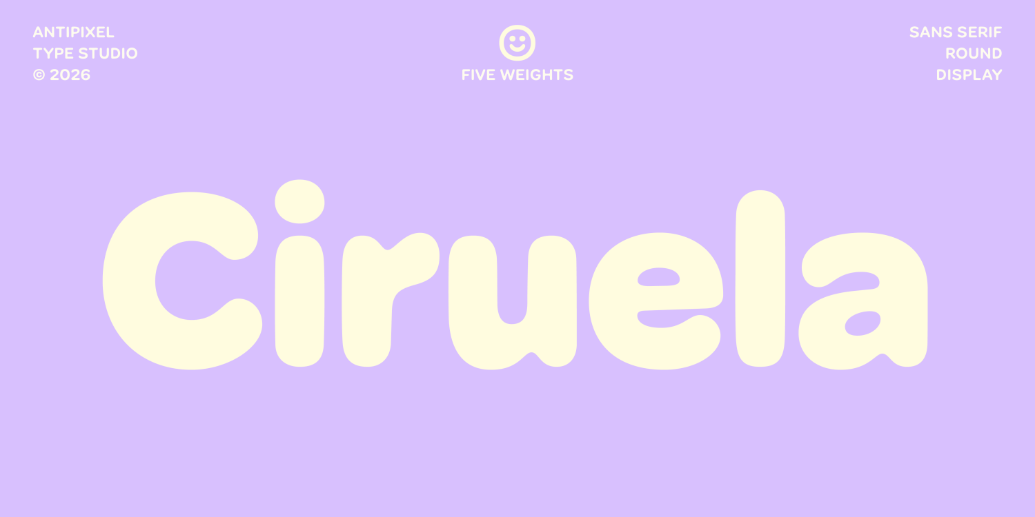 Ciruela Font Family
