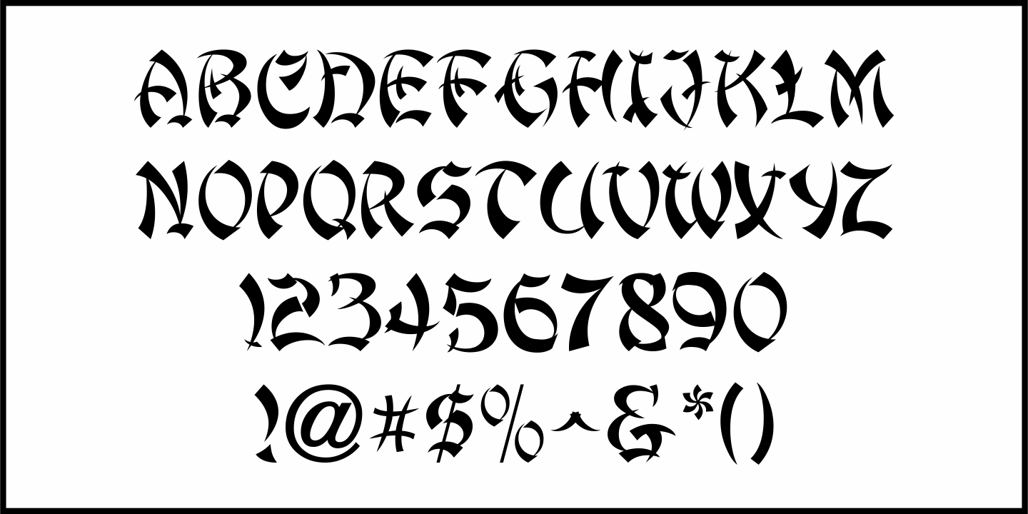 Szechuan Chicken Font Poster #1