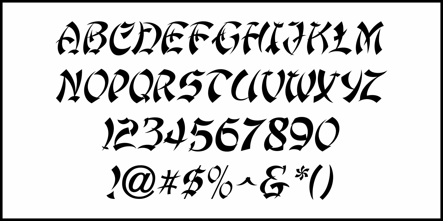 Szechuan Chicken Font Poster #1