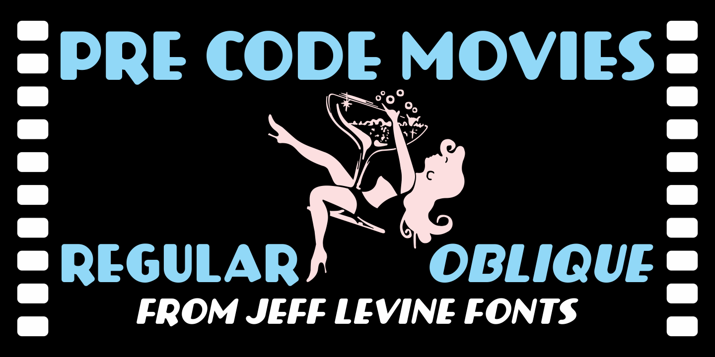 Pre Code Movies Font Poster #1