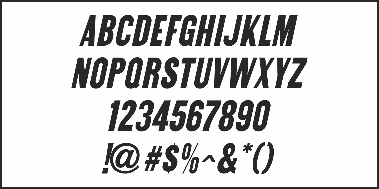 Early Edition Font Poster #5