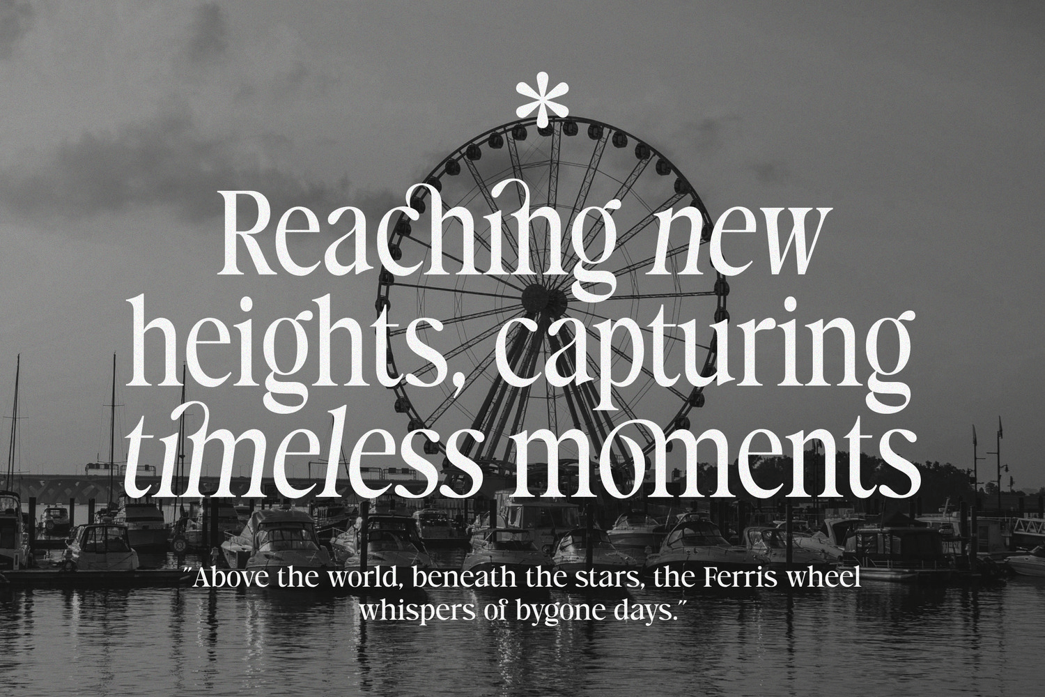 Timeless Memories Font Poster #1