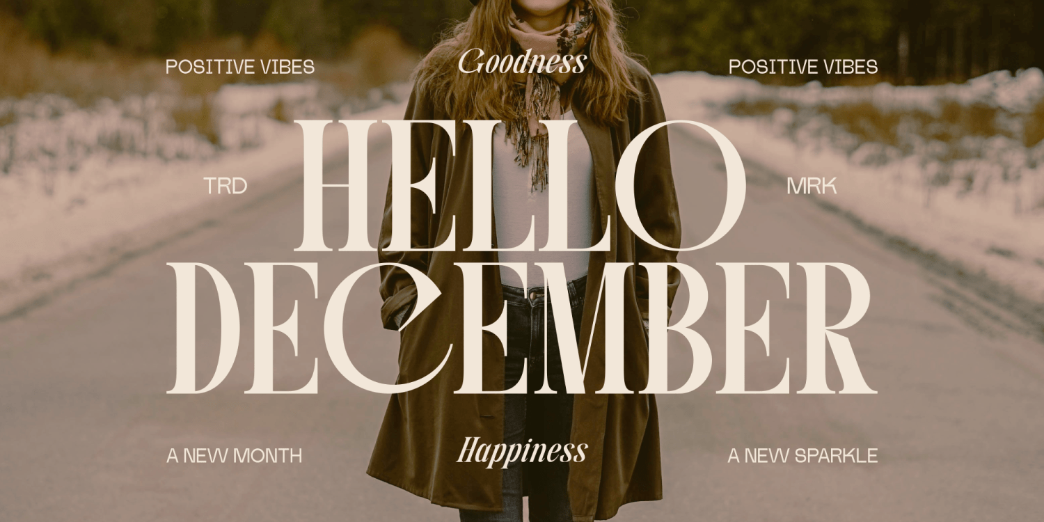 Folden Font Poster #10