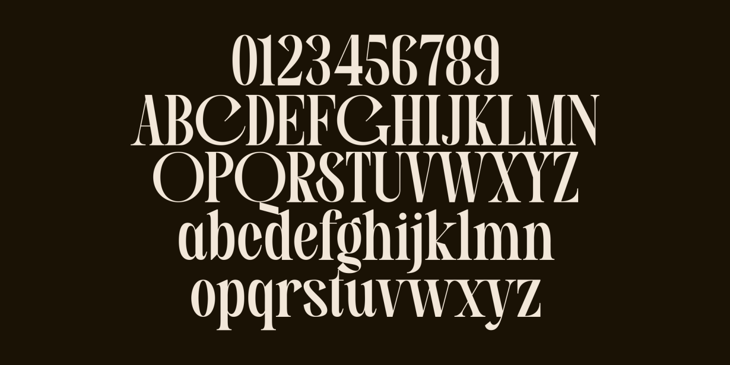 Folden Font Poster #4