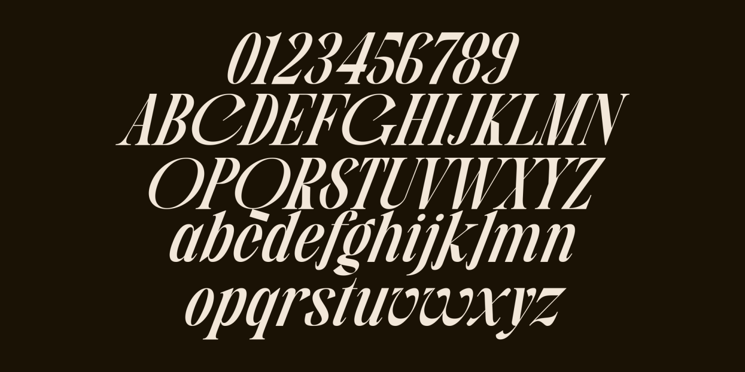 Folden Font Poster #5