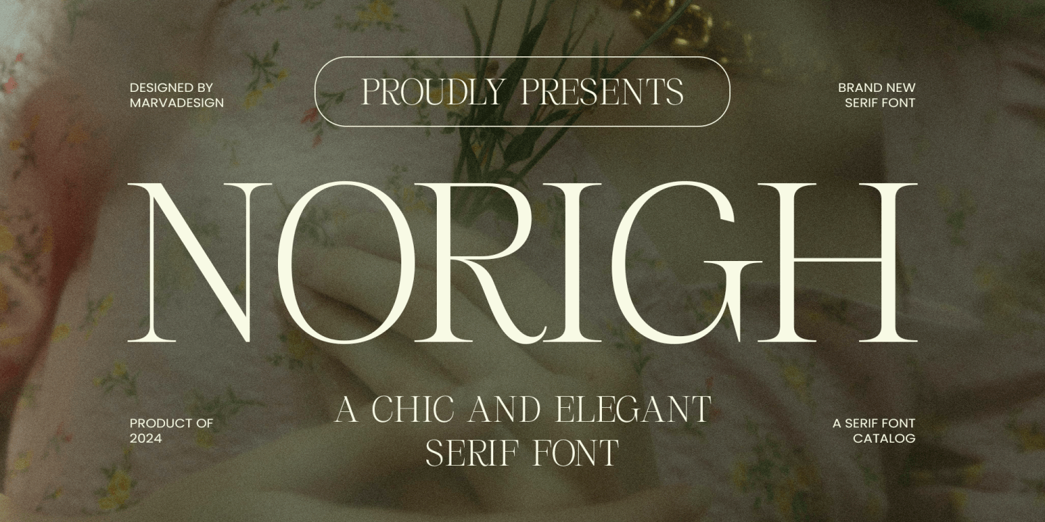 Norigh Font Poster #1