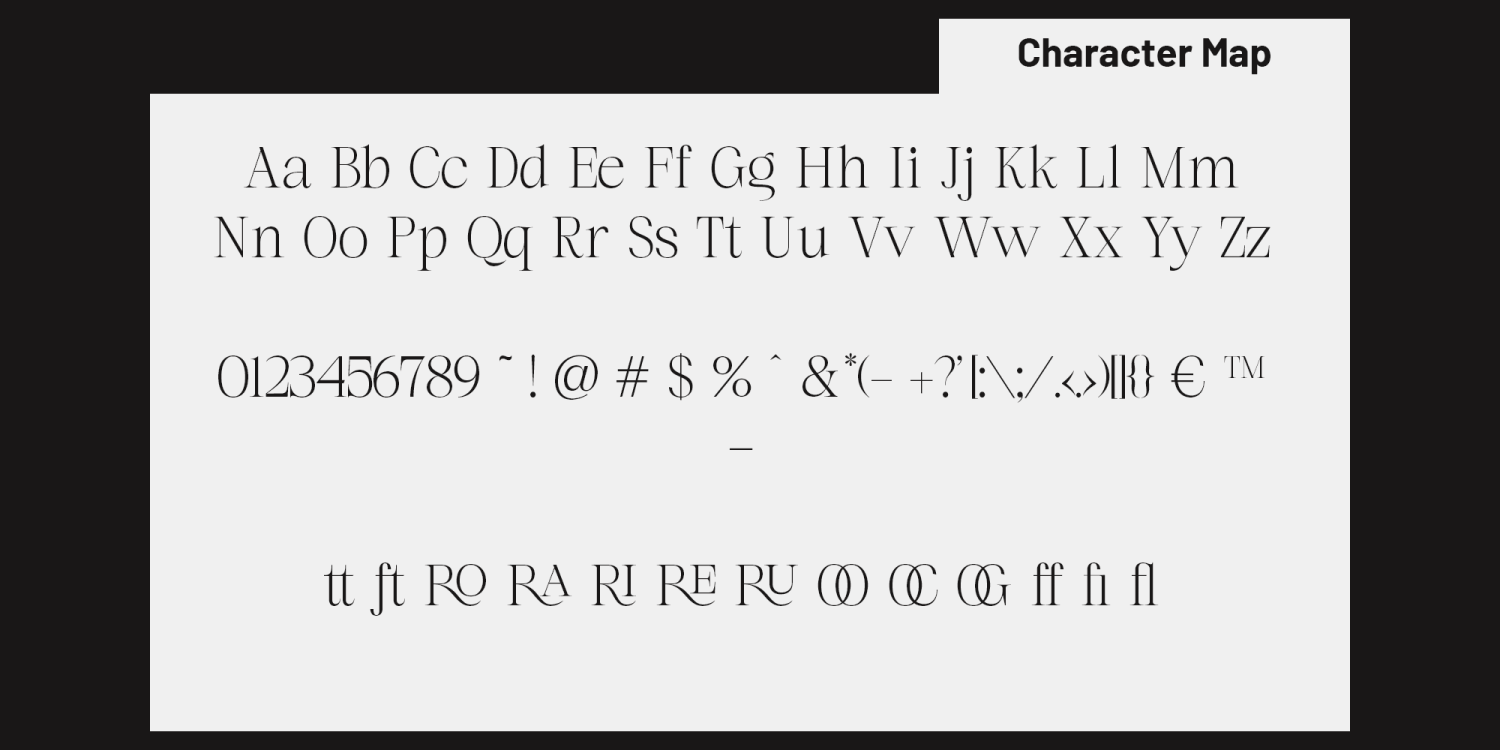 Norigh Font Poster #1