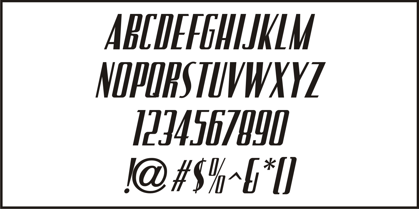 Stage Production Font Poster #5