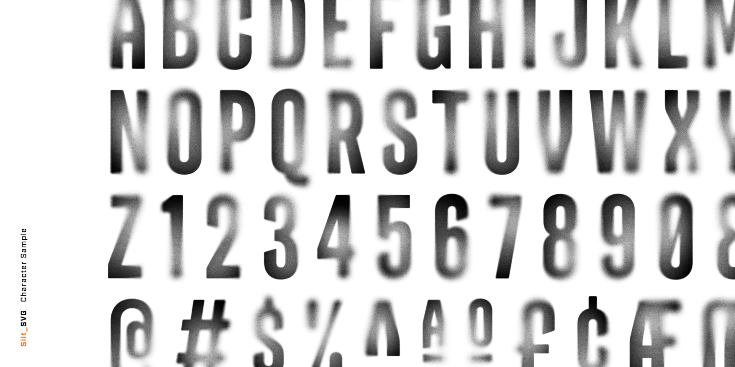 Silt Font Poster #1