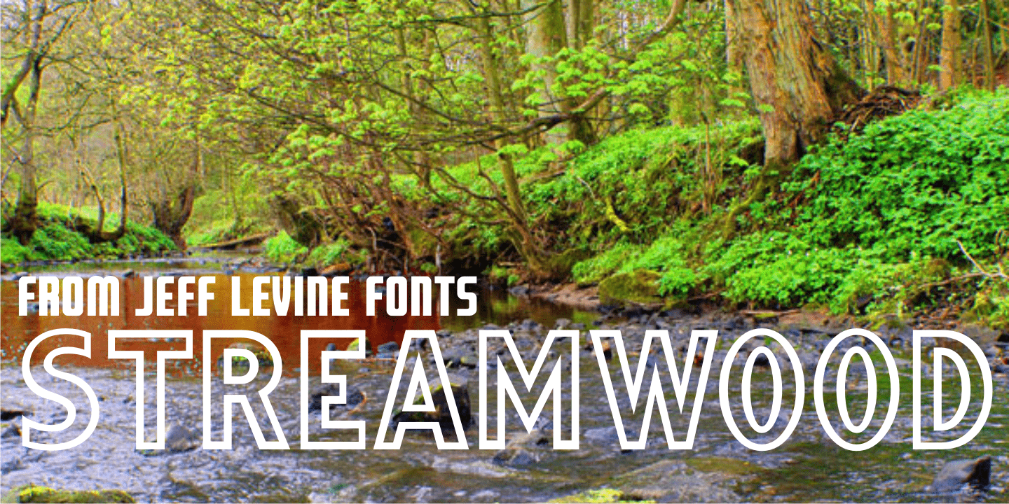 Streamwood Font Family Poster