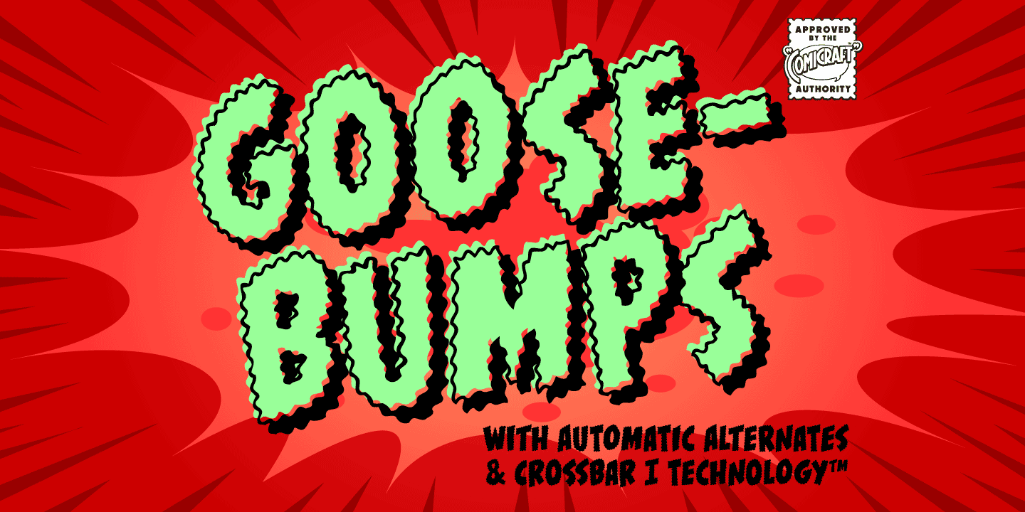 Goosebumps Font Poster #1