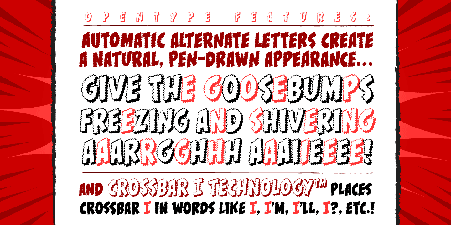 Goosebumps Font Poster #1