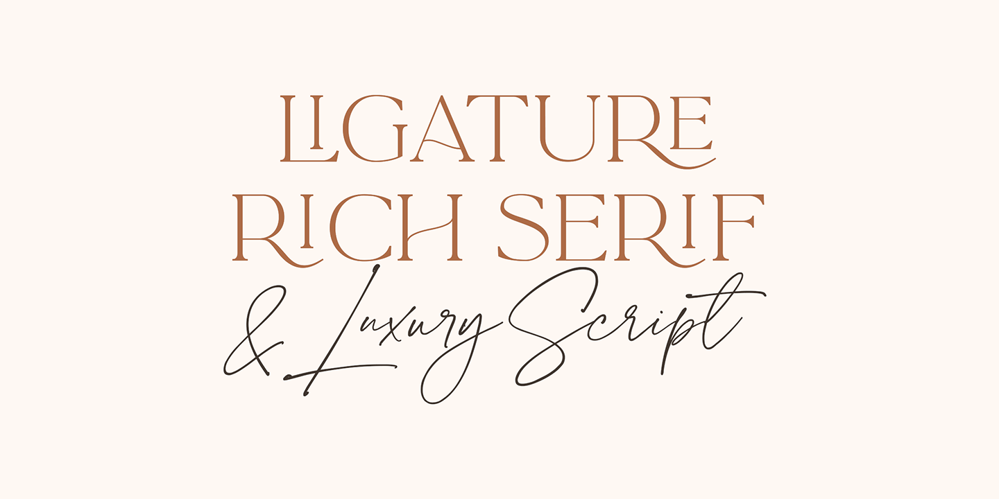 La Luxes Font Poster #1
