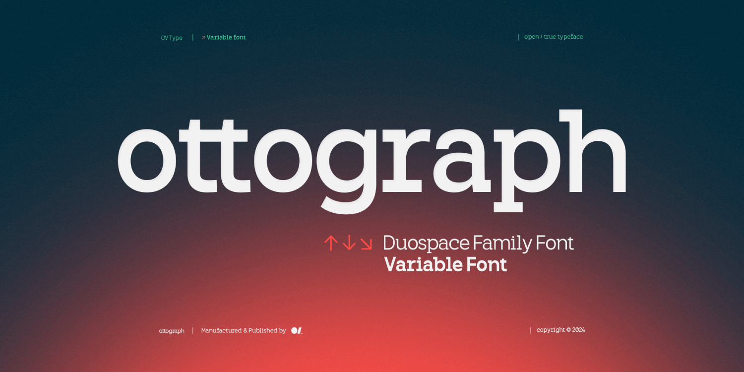 OV Ottograph Font Family