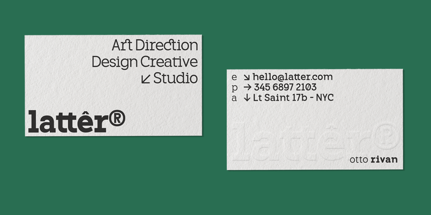 OV Ottograph Font Poster #1