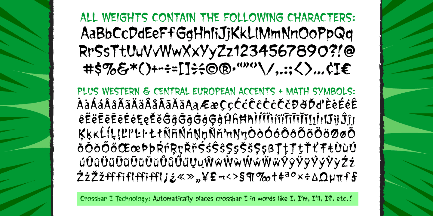 Forked Tongue Font Poster #1