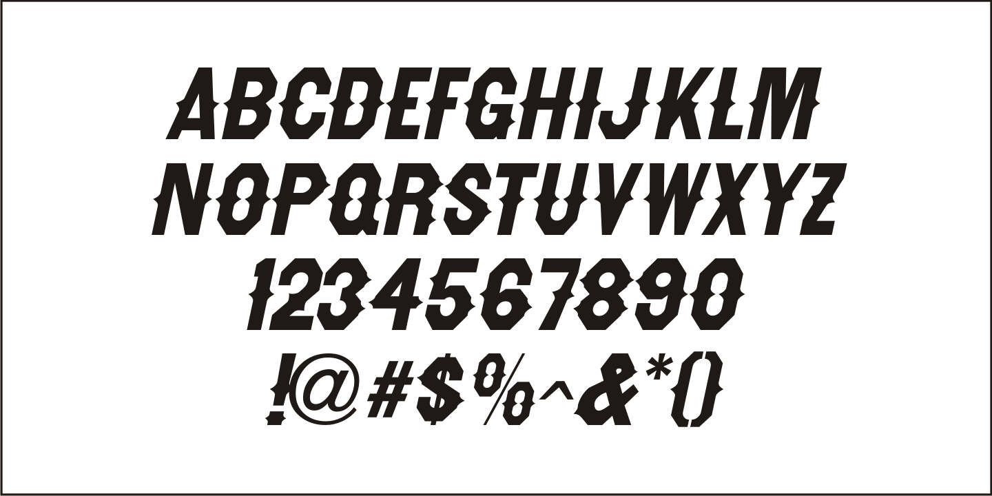 Spurwood Font Poster #5