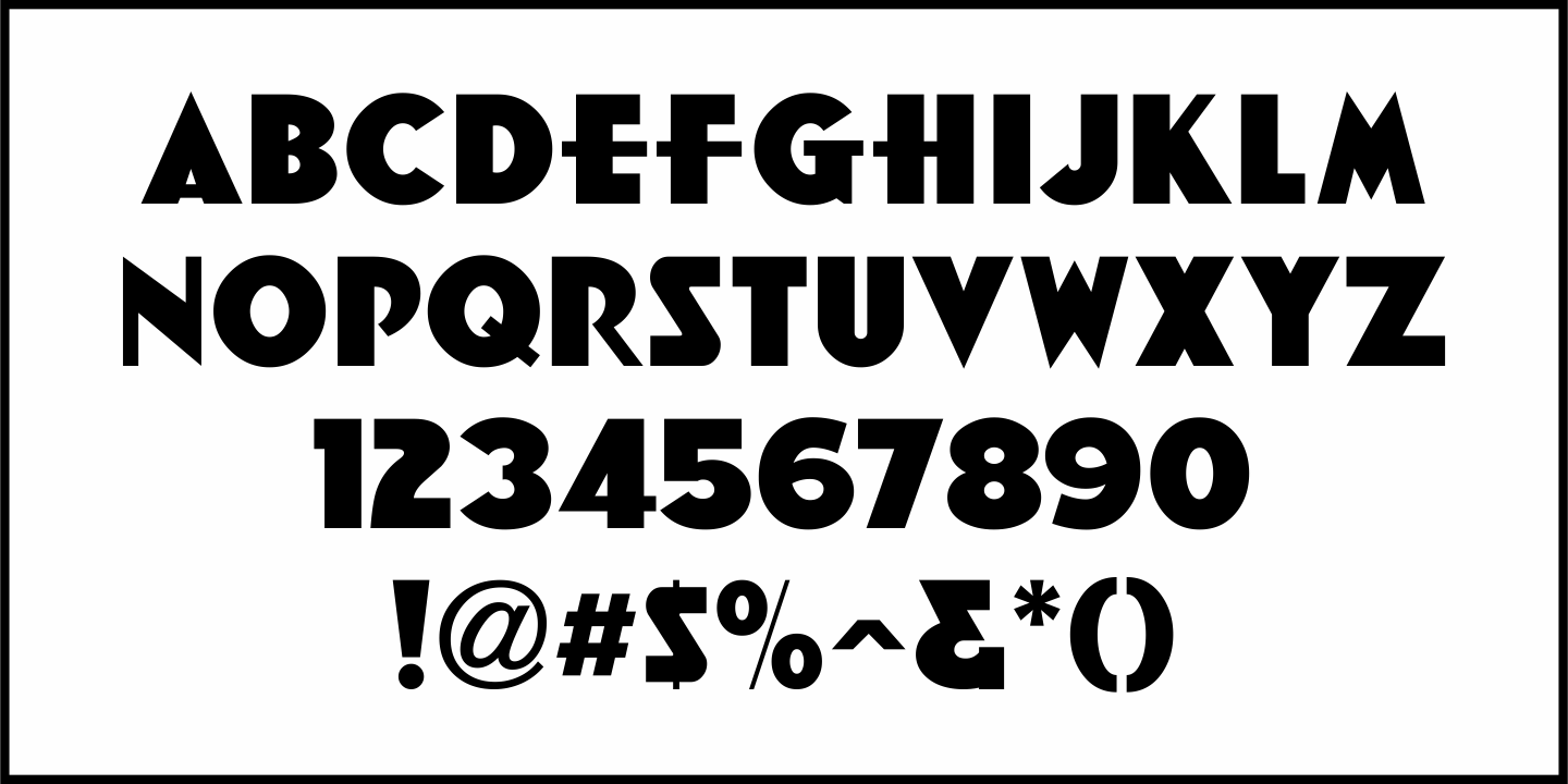 Pulp Magazine Font Poster #1