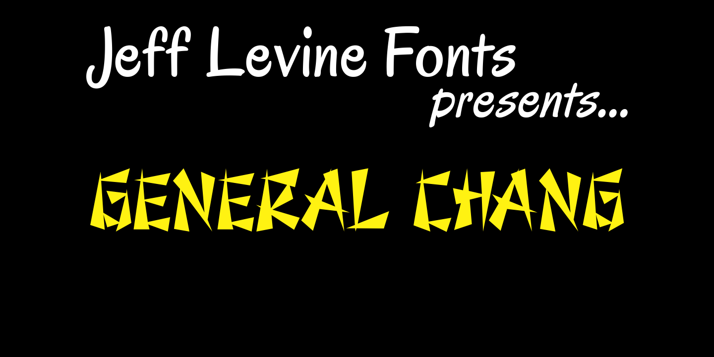 General Chang Font Family
