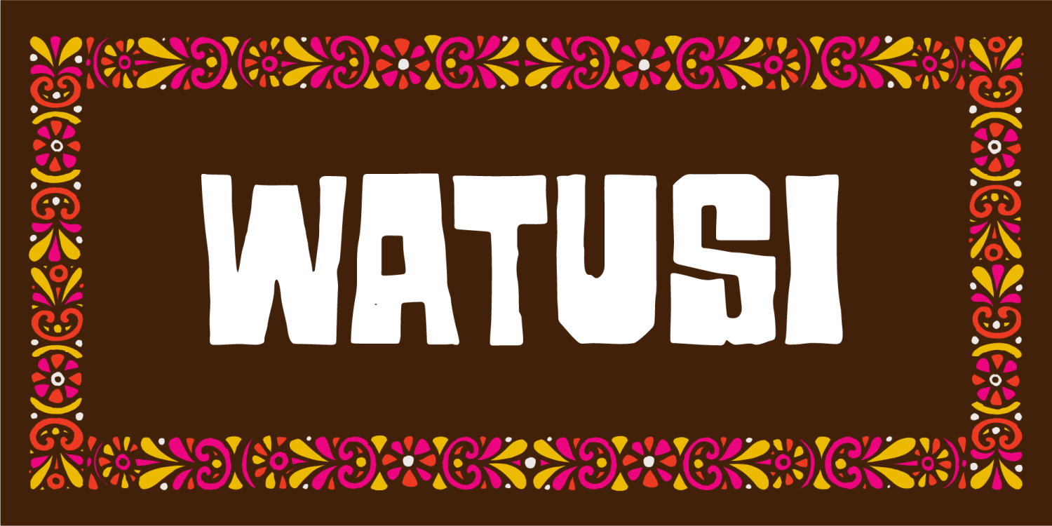 Watusi Font Poster #1