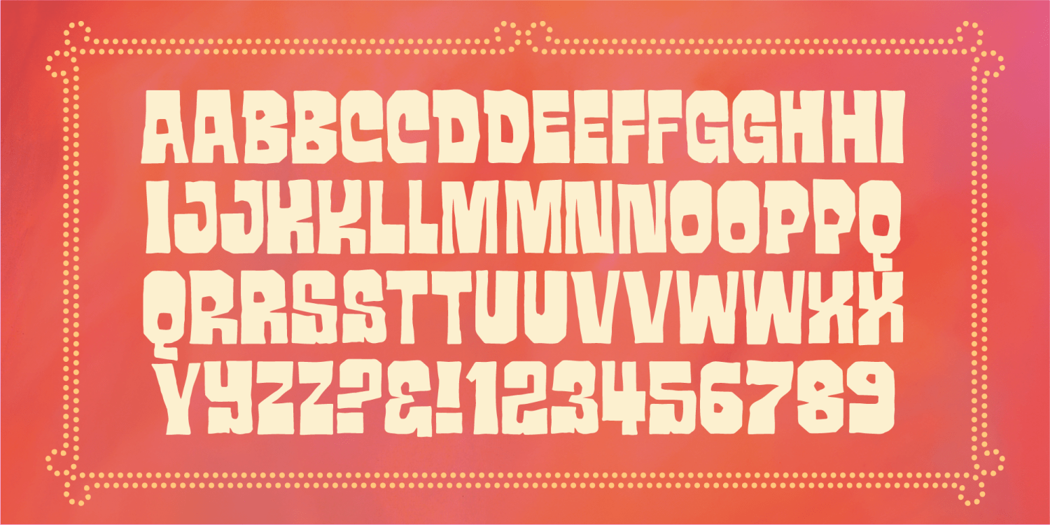 Watusi Font Poster #1