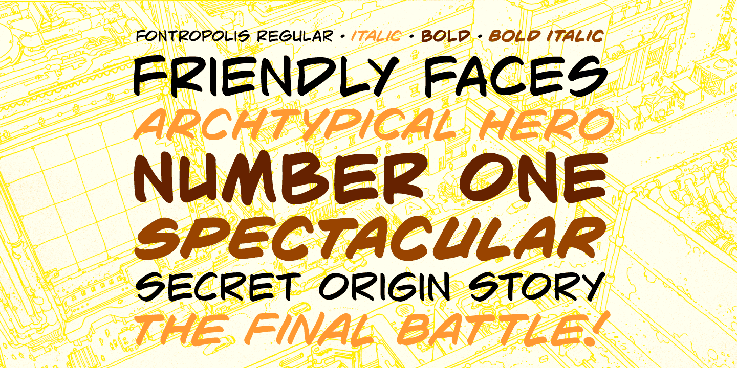 Fontropolis Font Poster #1