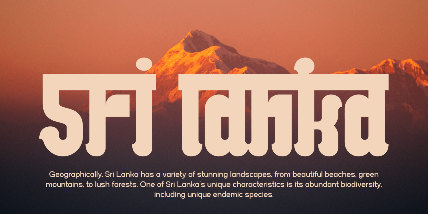 Mahatie Font Poster #1