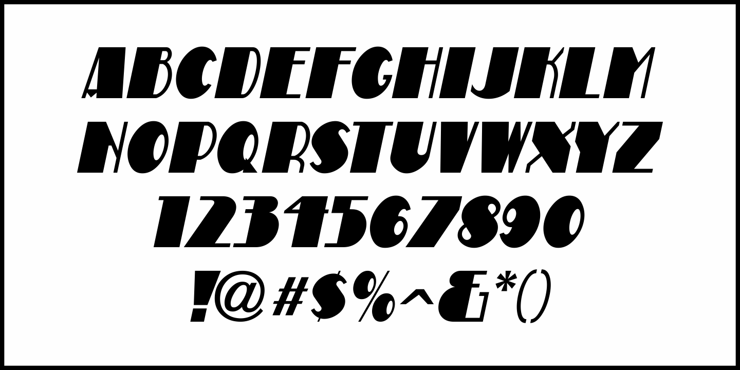 Dance Moderne Font Poster #1