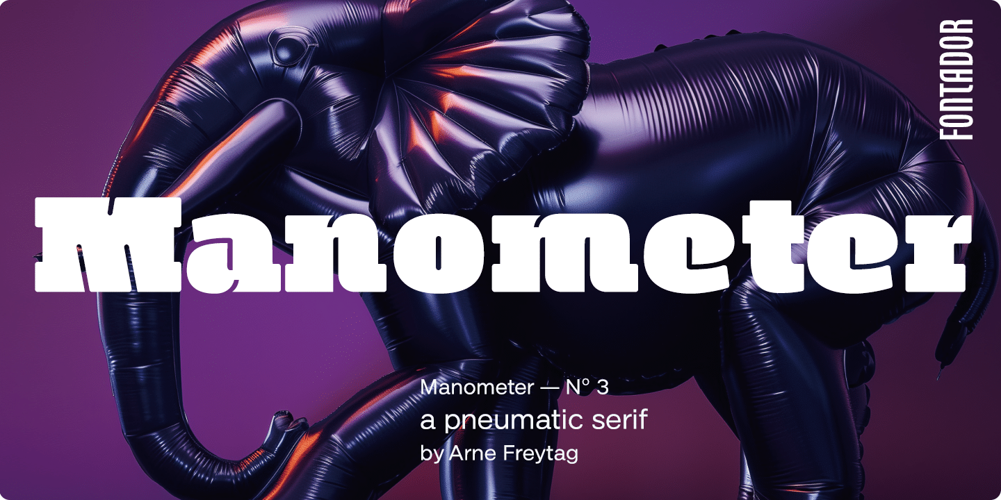Manometer Font Family